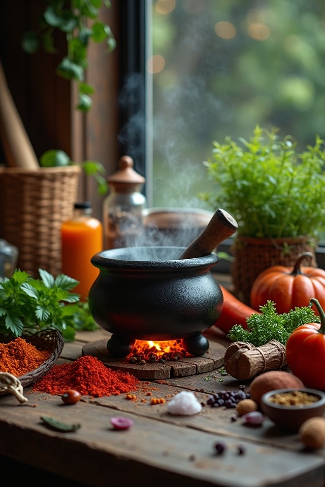 crafting spells through food