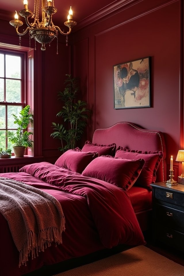 cranberry inspired cozy sanctuary