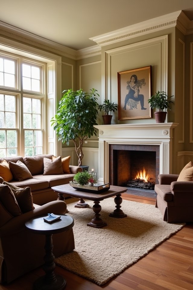 cream trim architectural elegance