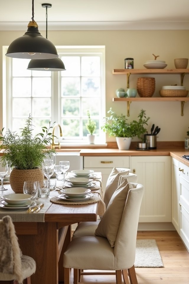 creamy cohesive kitchen design