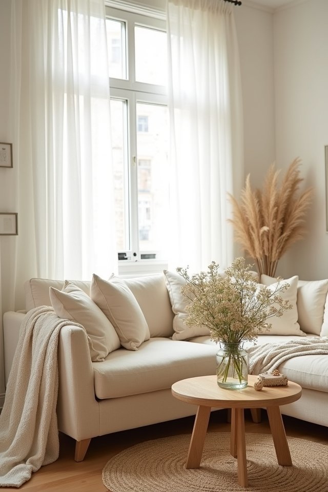 creamy white living room bliss