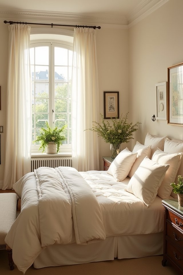 creamy white serene elegance