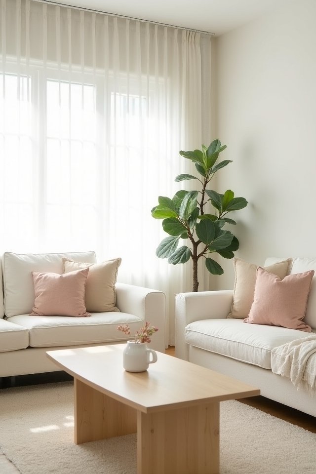 creamy whites create serenity