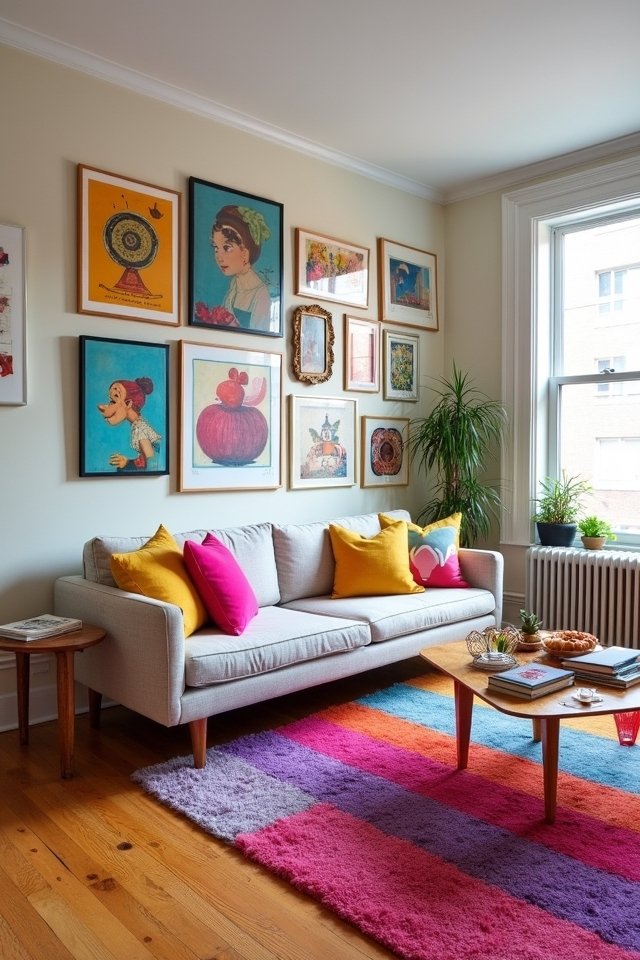 create a vibrant gallery