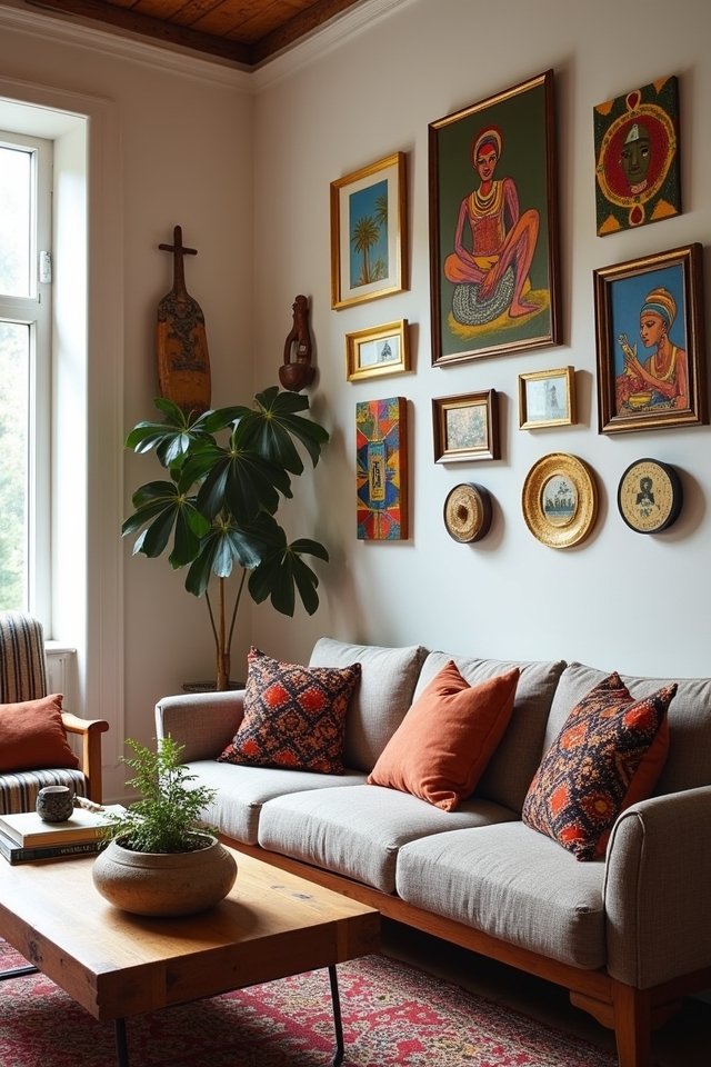 create a vibrant gallery
