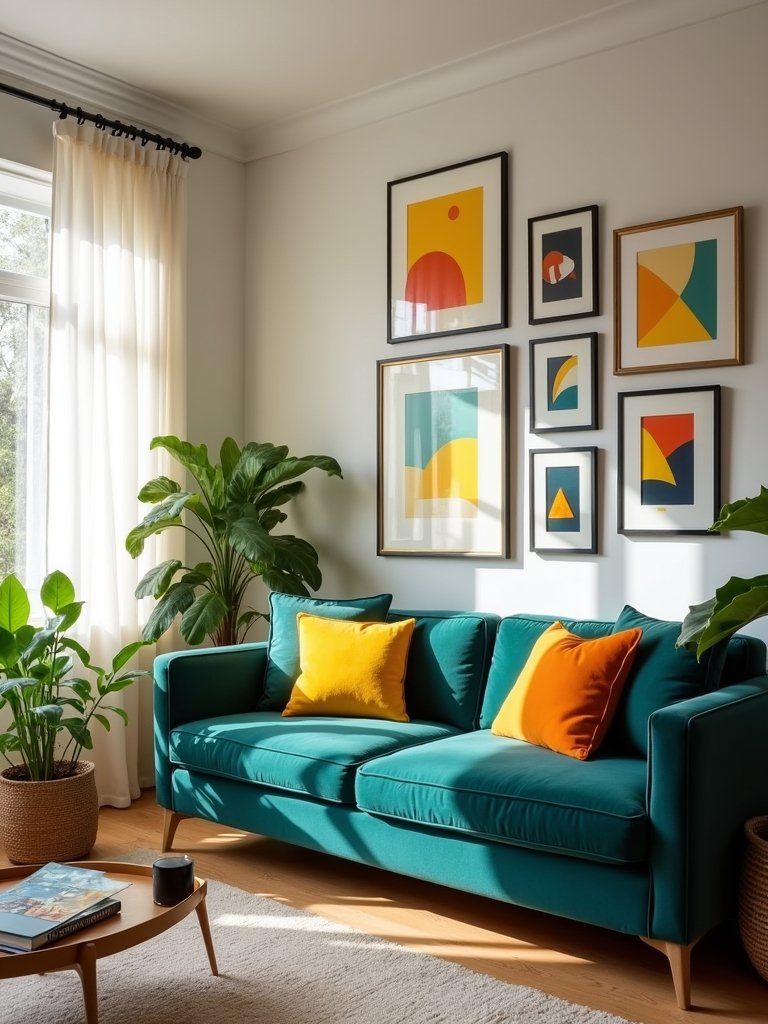 create a vibrant gallery wall