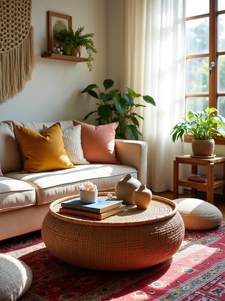 creative and cozy centerpiece