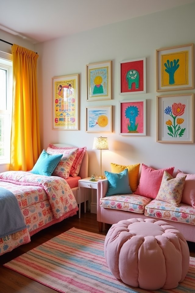 creative art display ideas