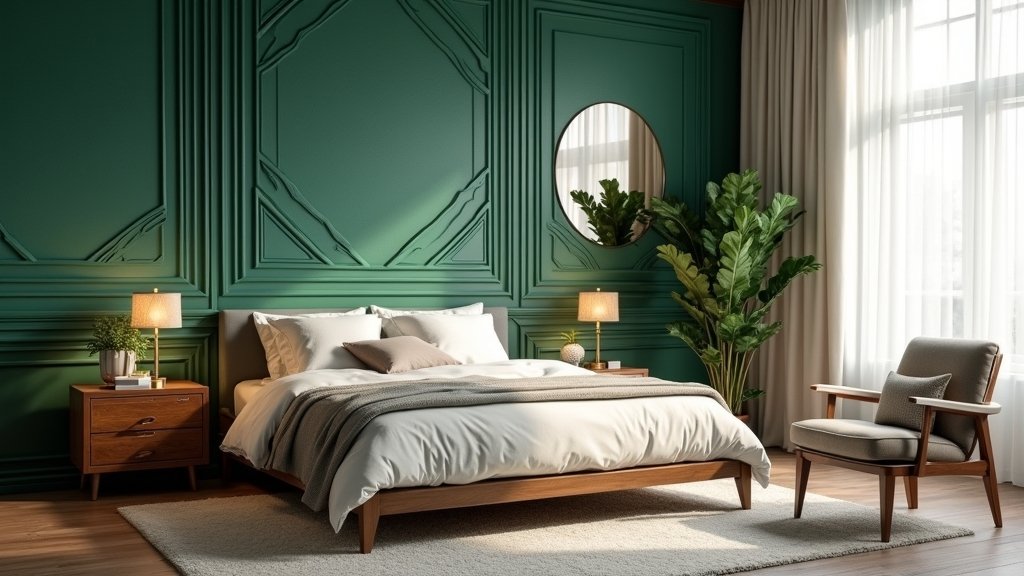 creative bedroom accent walls