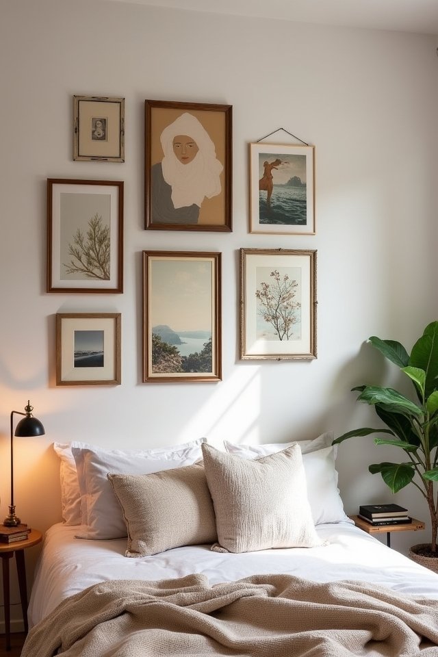 creative bedroom wall collage