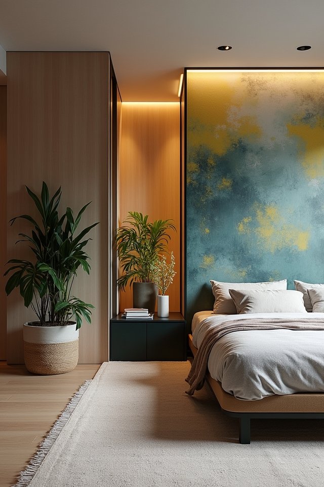 creative bedroom wall dividers