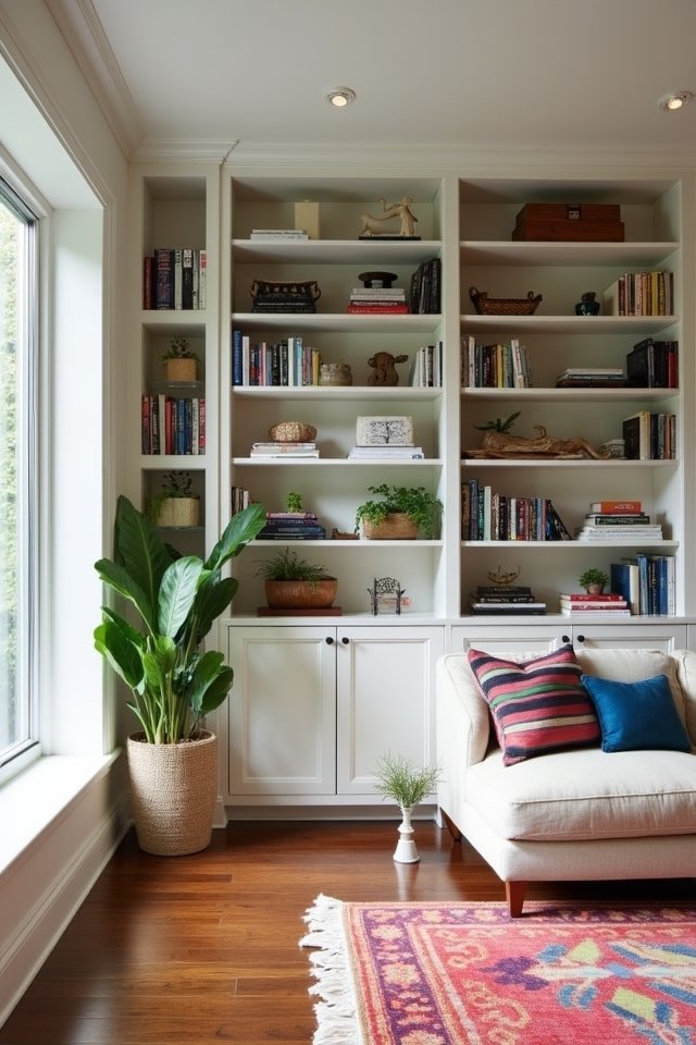 creative built in shelving solutions