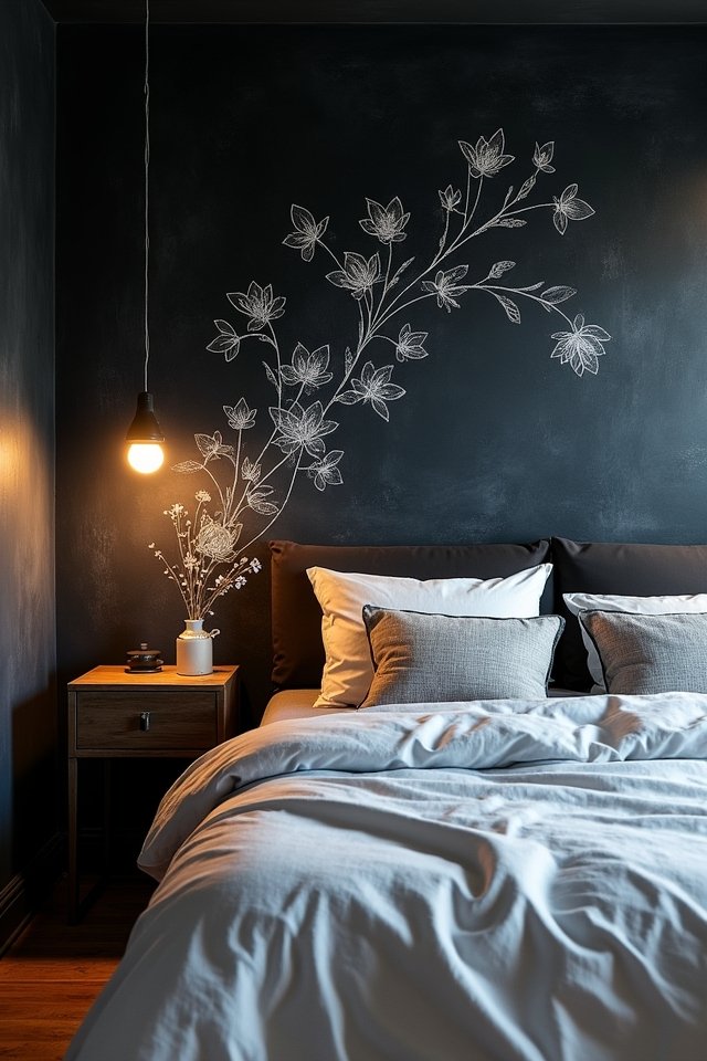 creative chalkboard wall makeover