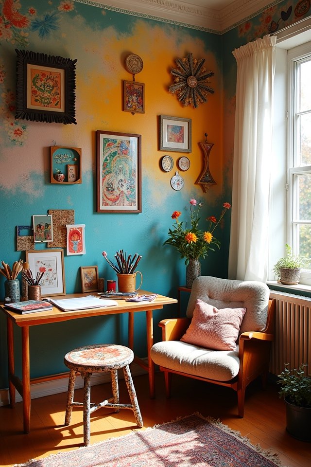 creative diy bedroom art
