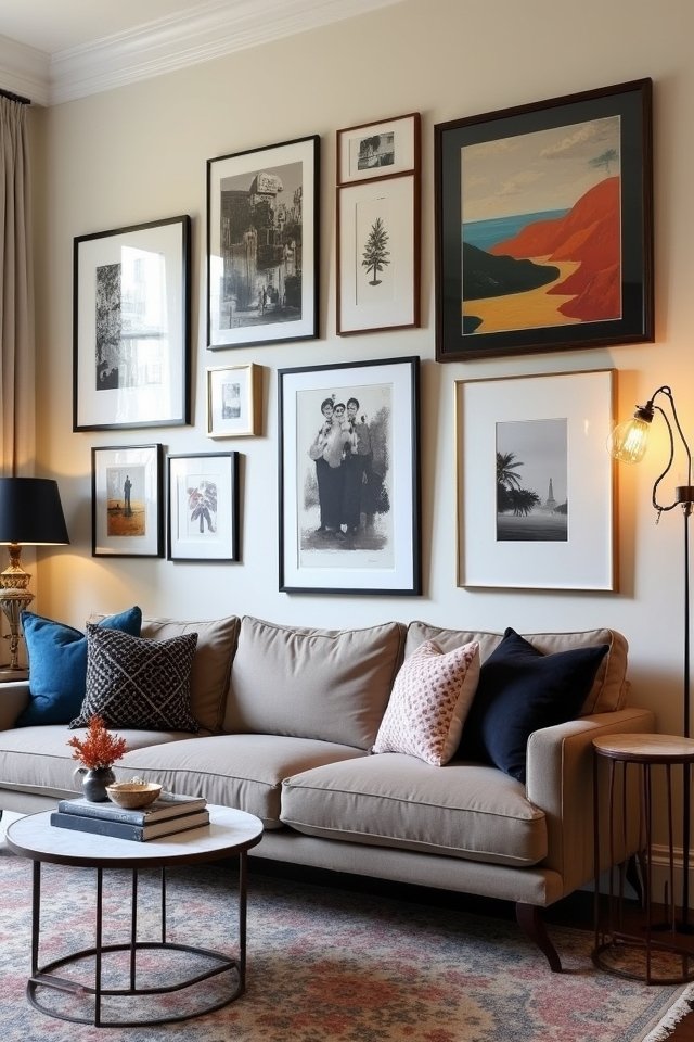 creative gallery wall displays