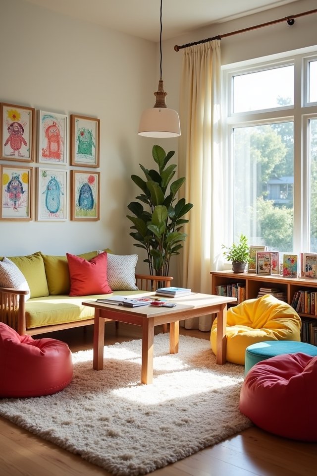 creative kids art display