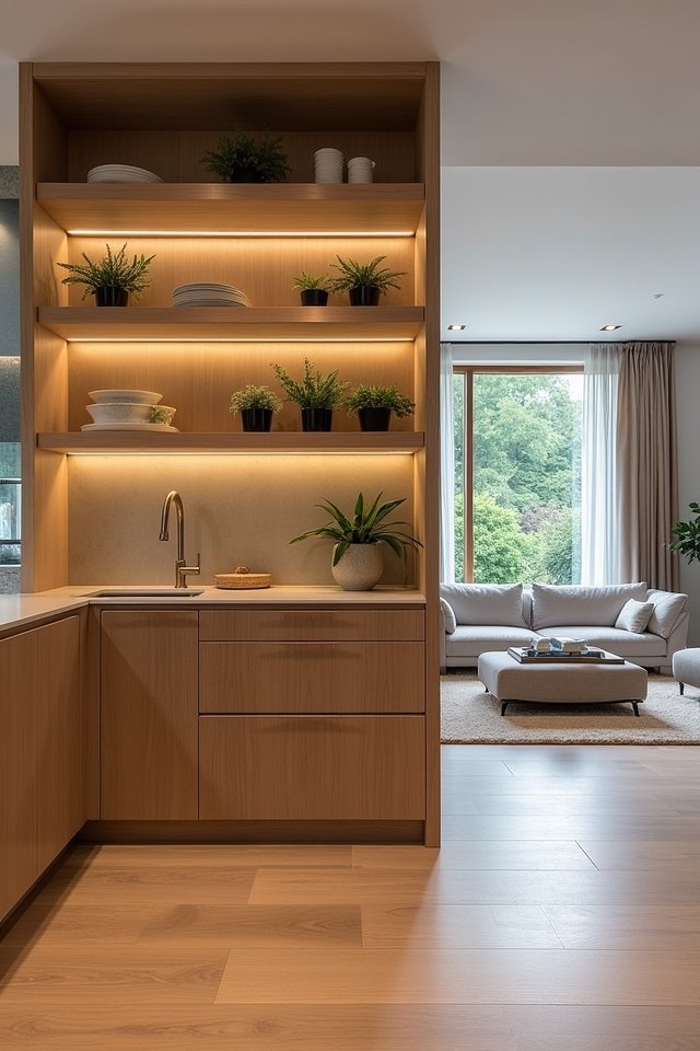 creative kitchen shelving solutions