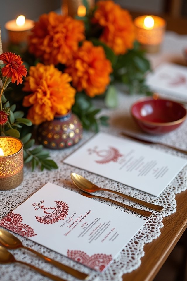 creative mehndi invitation ideas