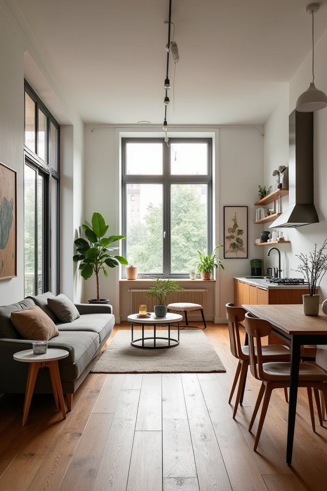 creative open concept living
