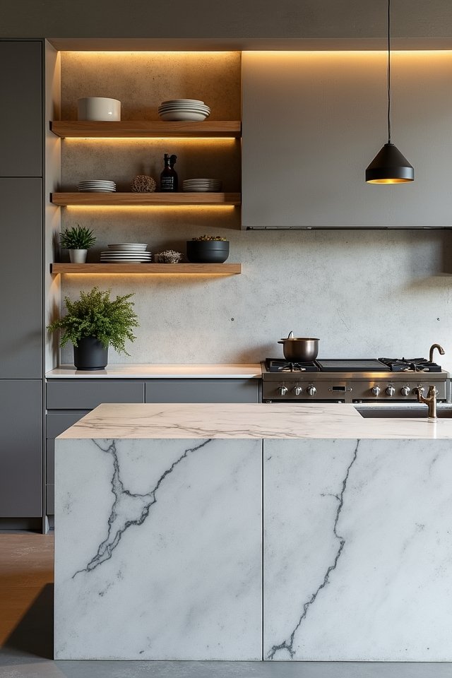 creative open shelving ideas