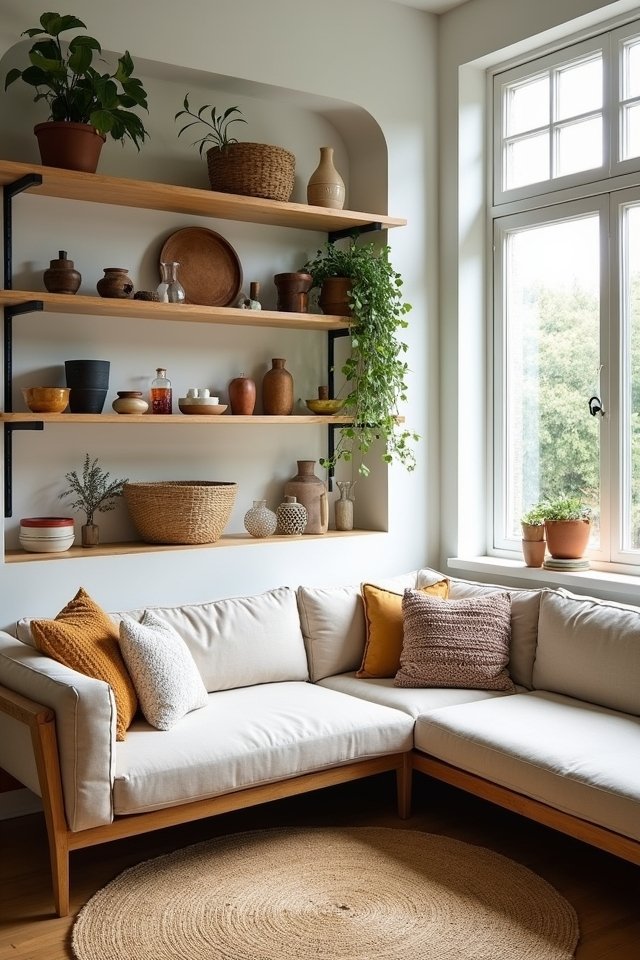 creative open shelving ideas