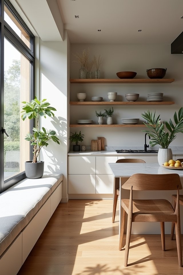 creative open shelving solutions