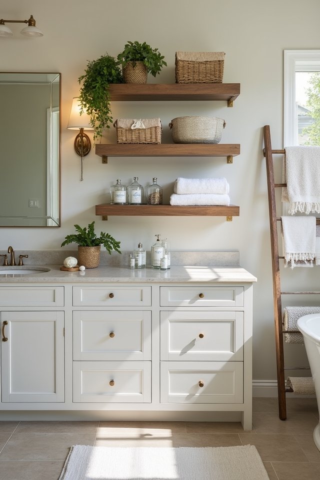 creative small bathroom storage