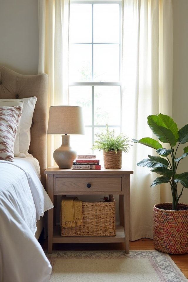 creative storage with baskets