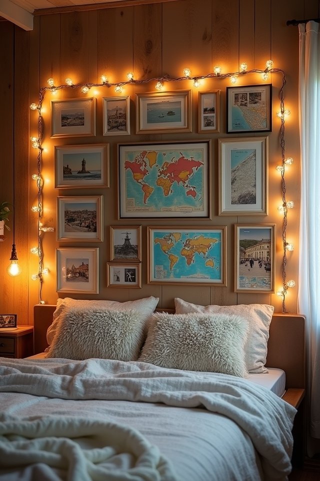 creative travel memory display