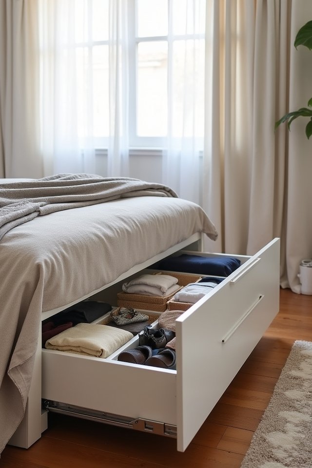 creative underbed storage solutions
