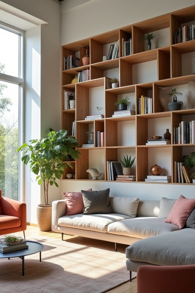 creative wall mounted shelves