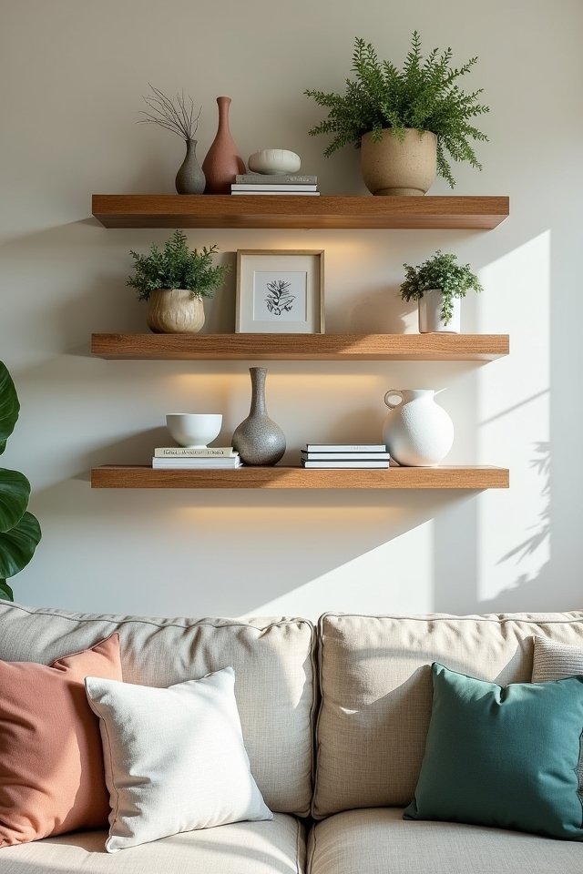 creative wall shelf decor