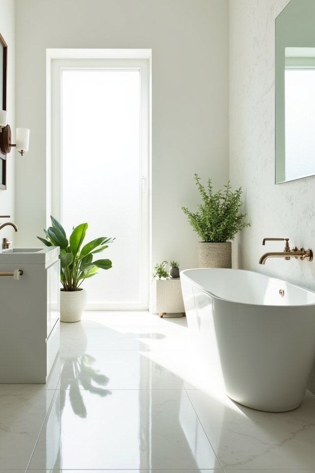 crisp white serenity oasis