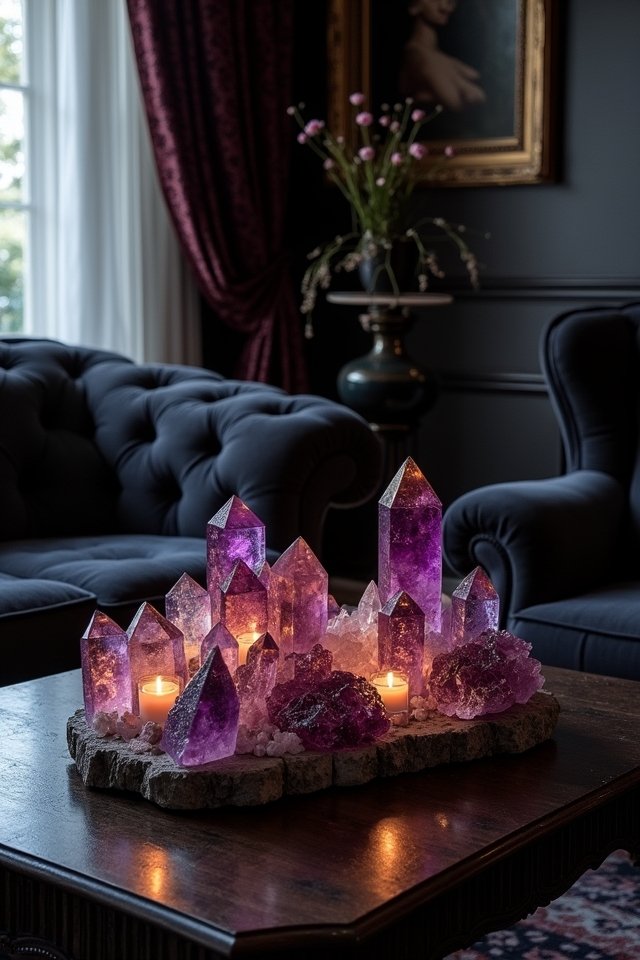 crystal accents for decor