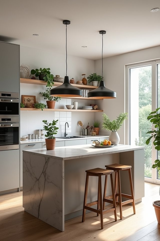 culinary hub with storage