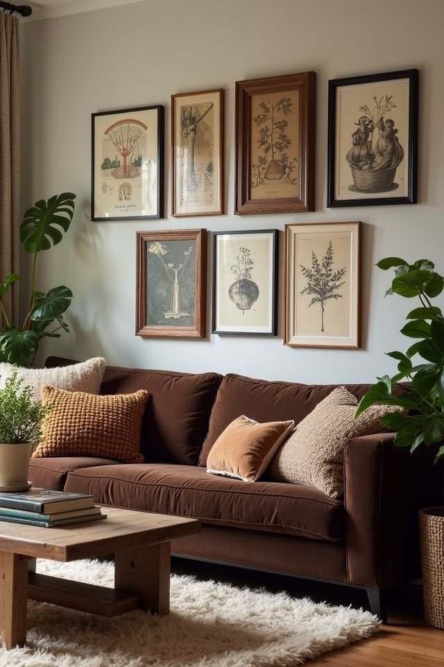 curate a cozy gallery