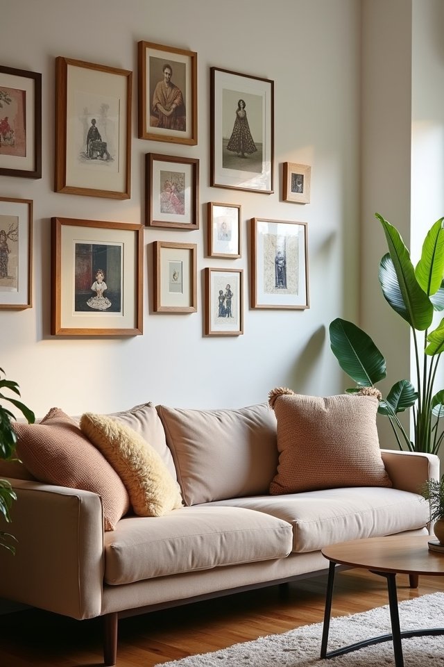 curate a vibrant gallery