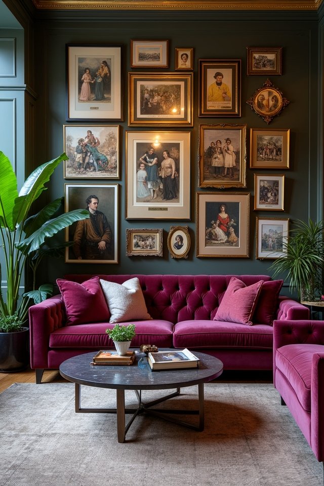 curate vibrant art decor