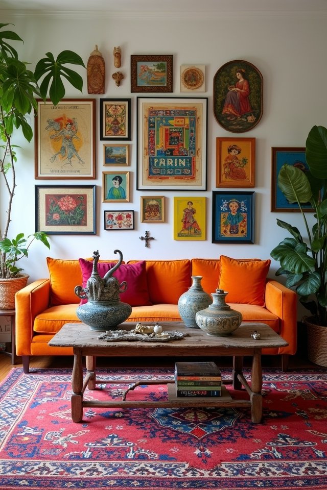 curate vibrant personal decor