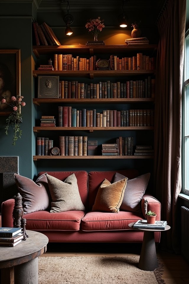curated cozy bookshelf magic