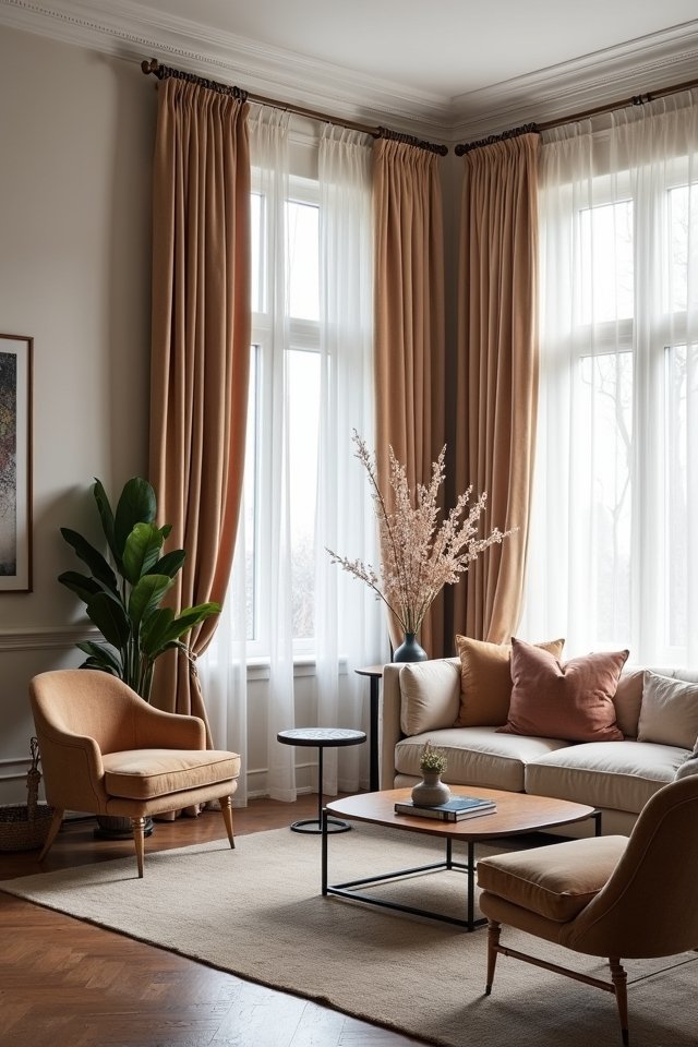 curtain styles for elegance