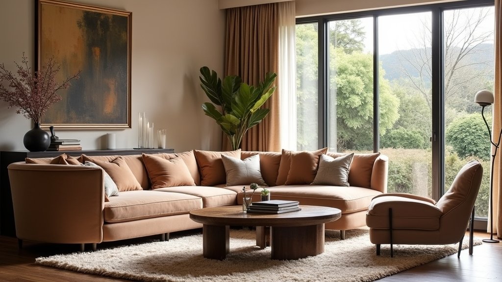 curved sofas for living rooms