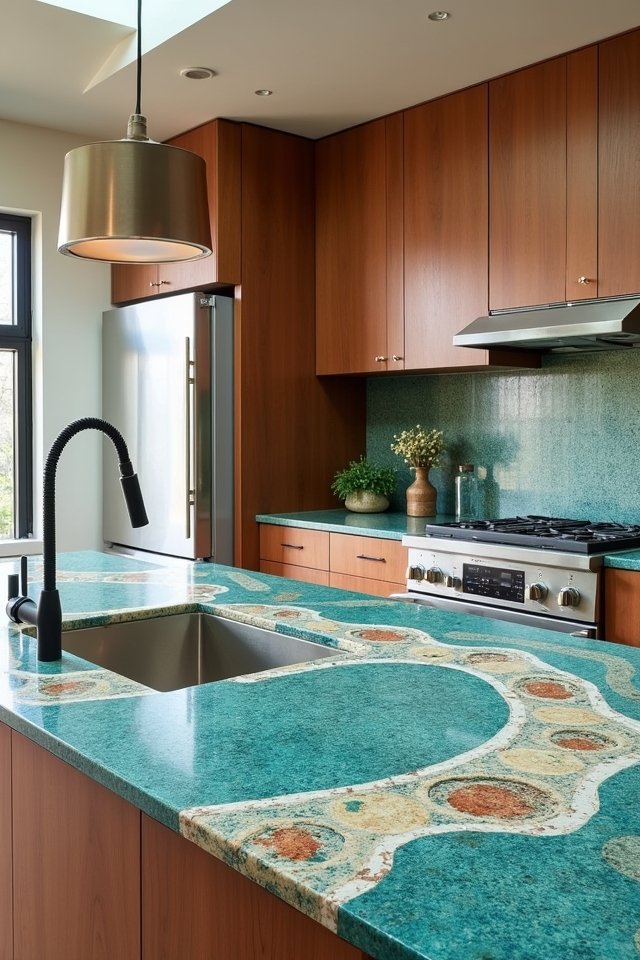 custom kitchen terrazzo designs