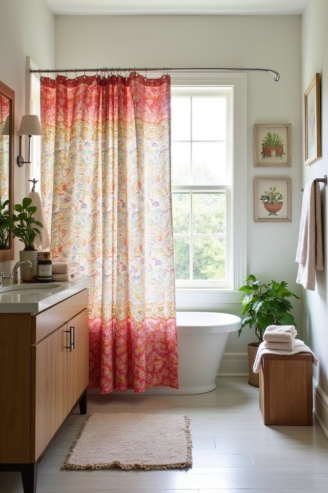 custom shower curtain design
