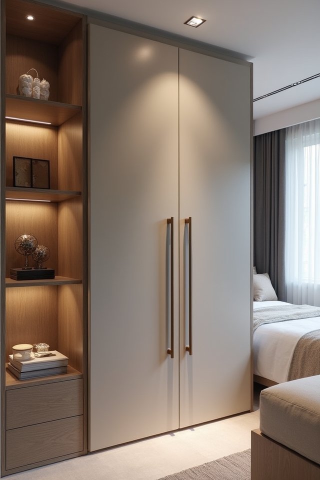 custom space saving built in doors