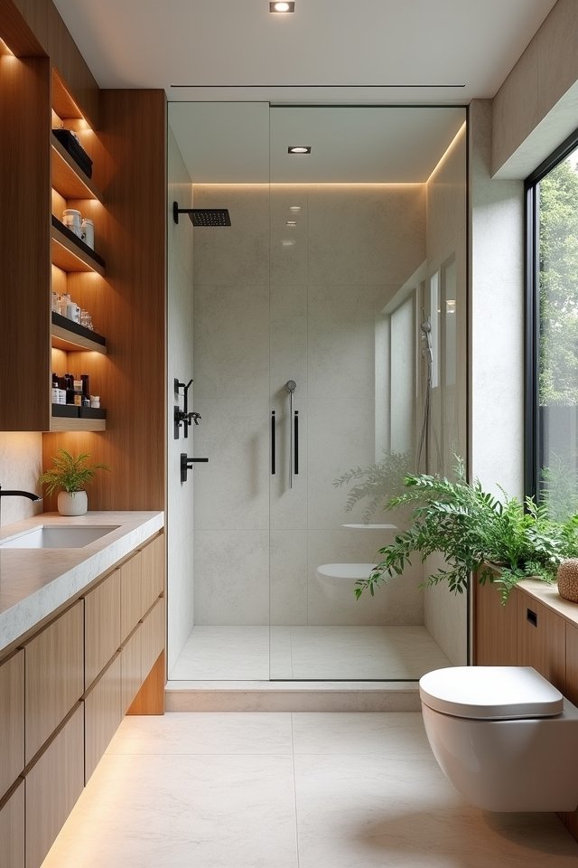 custom storage enhances organization