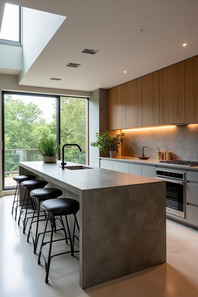customizable concrete kitchen designs