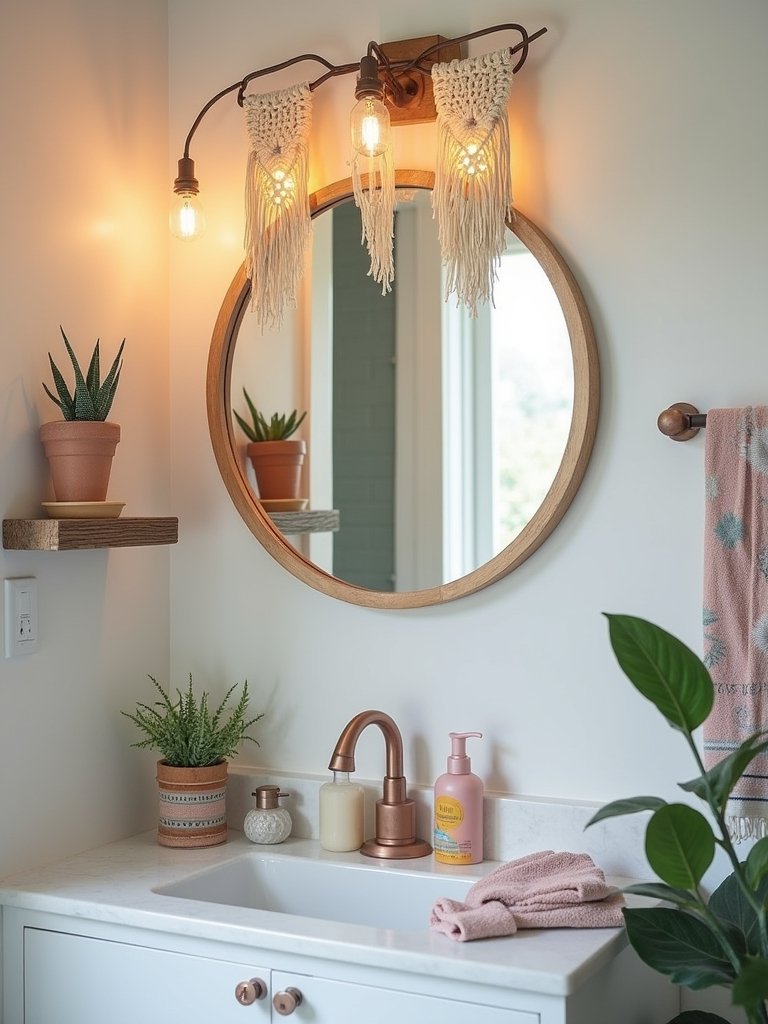 cute mirror for bathroom