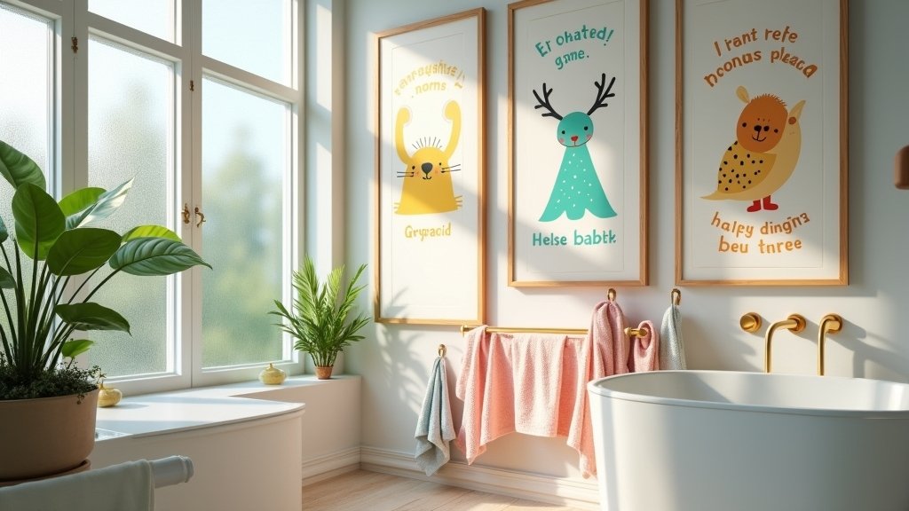 cute prints for bathrooms