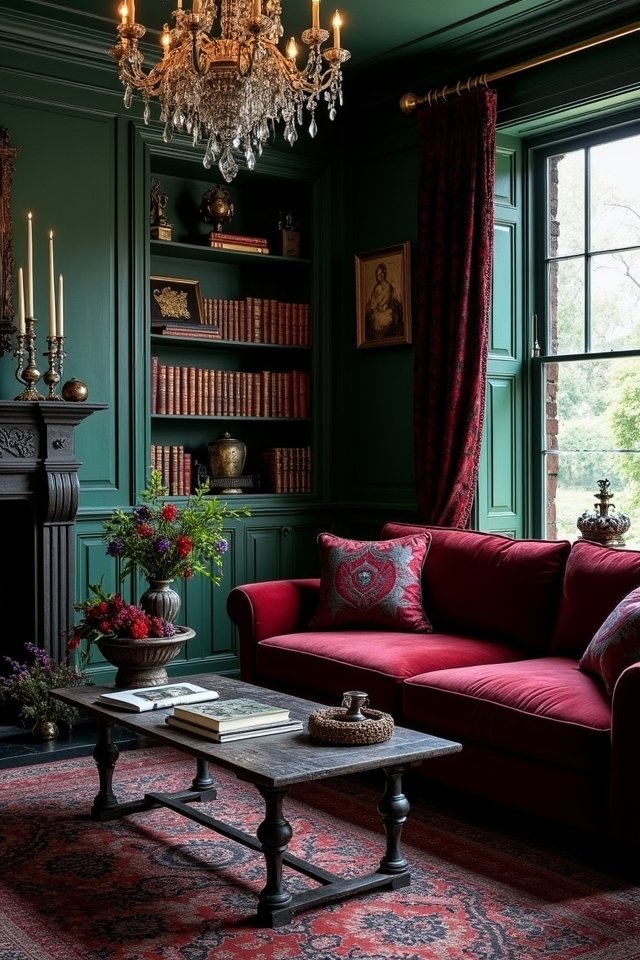 dark cozy mystical ambiance